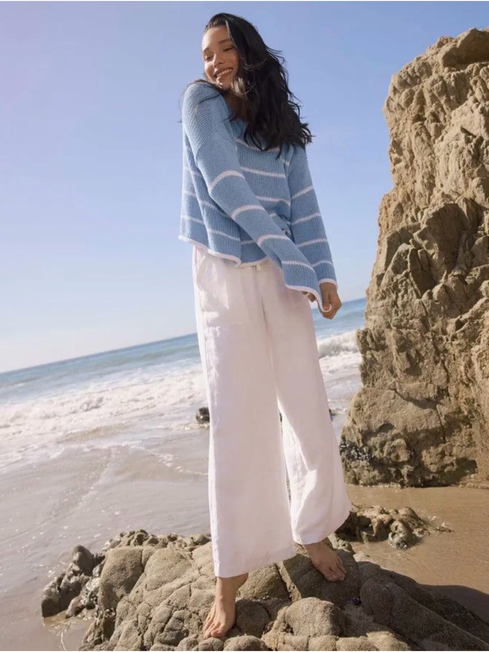 BÉCOOL | Maris Striped Sweater